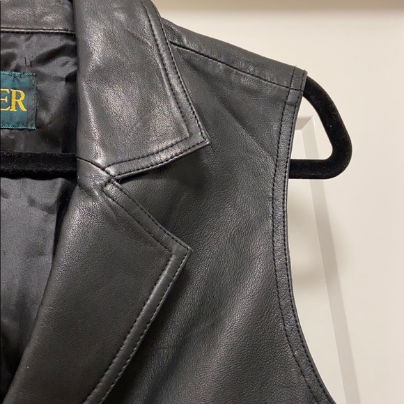 DANIER vintage leather vest - Picture 6 of 15